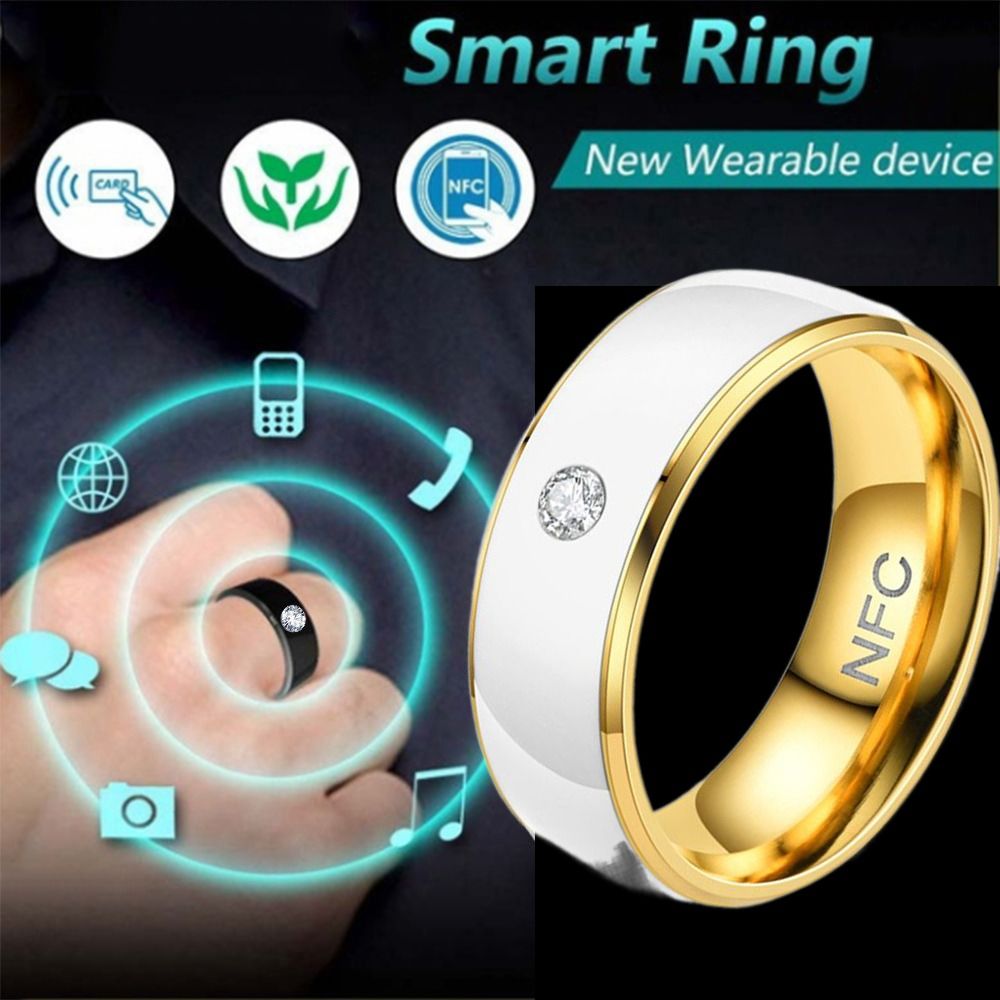 Smart Ring Nfc Pay - Anel inteligente nfc de aço inoxidável,