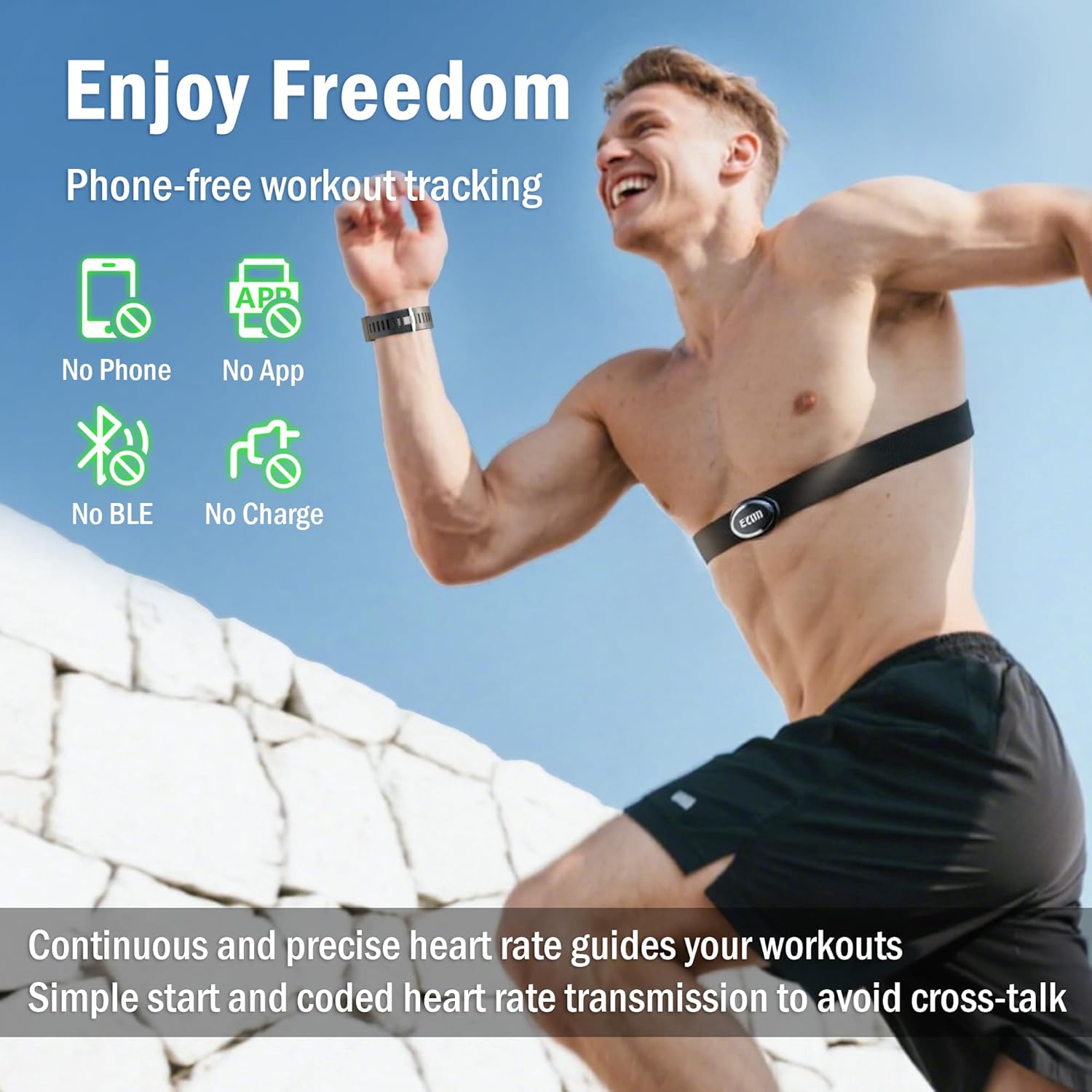 50m à prova dwaterproof água m - Breath Rate Monitor avaliação e preço