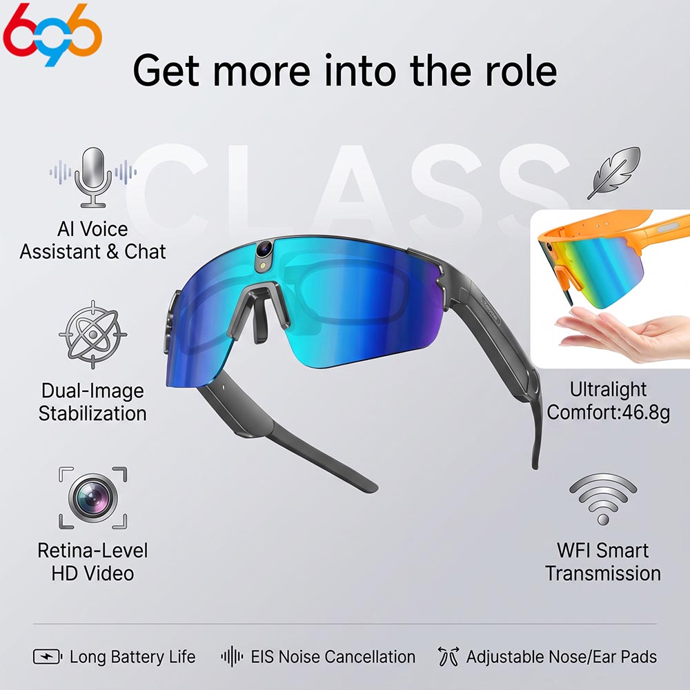 Óculos Inteligentes com IA, Câ - Smart Glasses Lens avaliação e preço