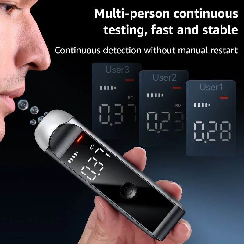 Alcotester digital novo alcoôm - Breath Rate Monitor avaliação e preço