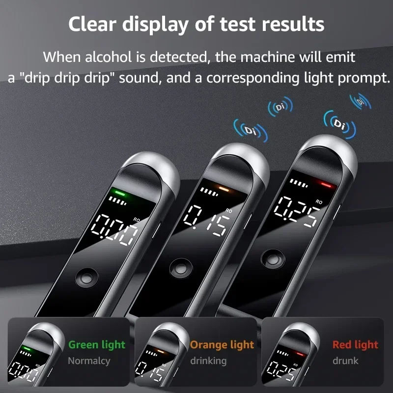 Alcotester digital novo alcoôm - Breath Rate Monitor avaliação e preço
