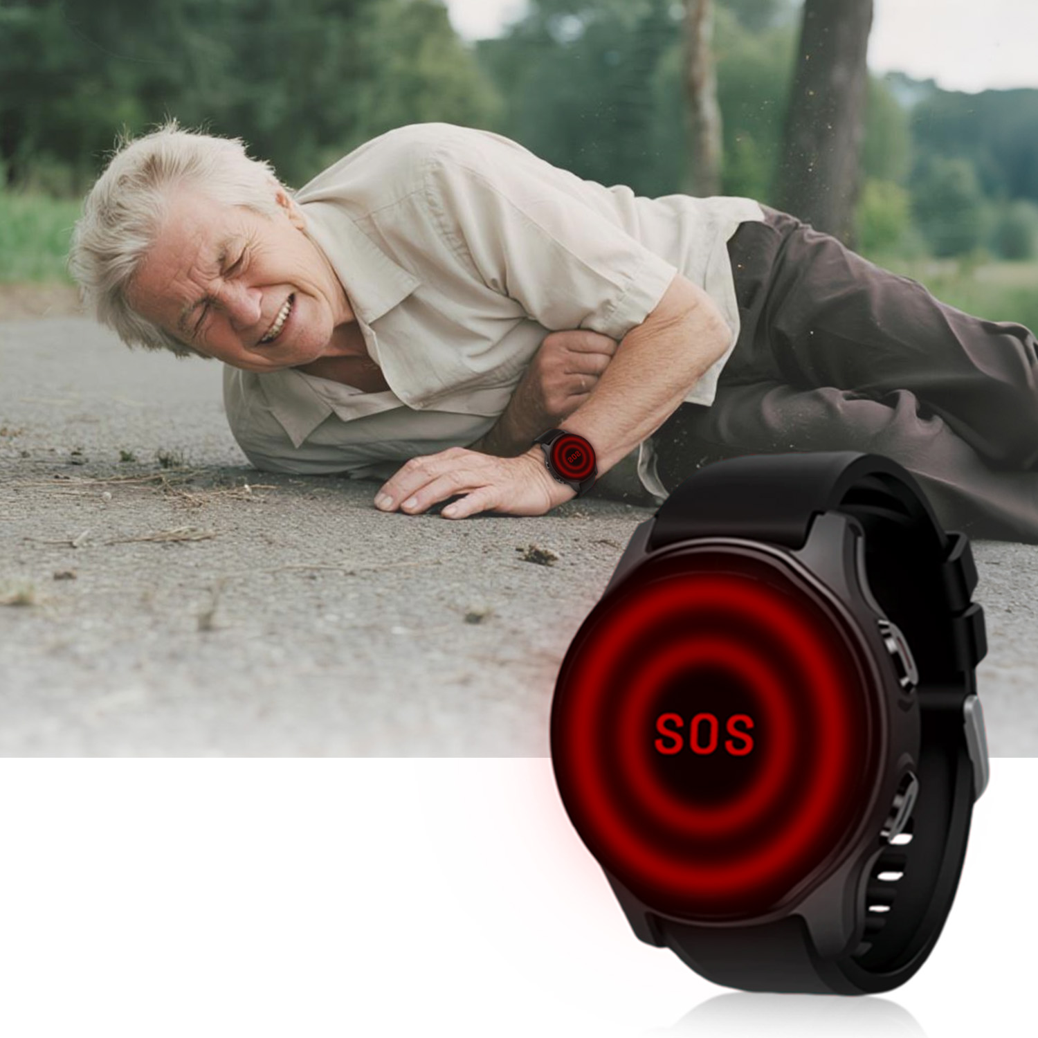 Novo Relógio Inteligente com G - Fall Detection Watch avaliação e preço